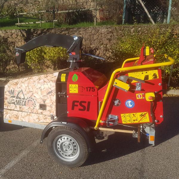 Broyeur de végétaux FSI TP175 Broyeur de végétaux FSI TP175